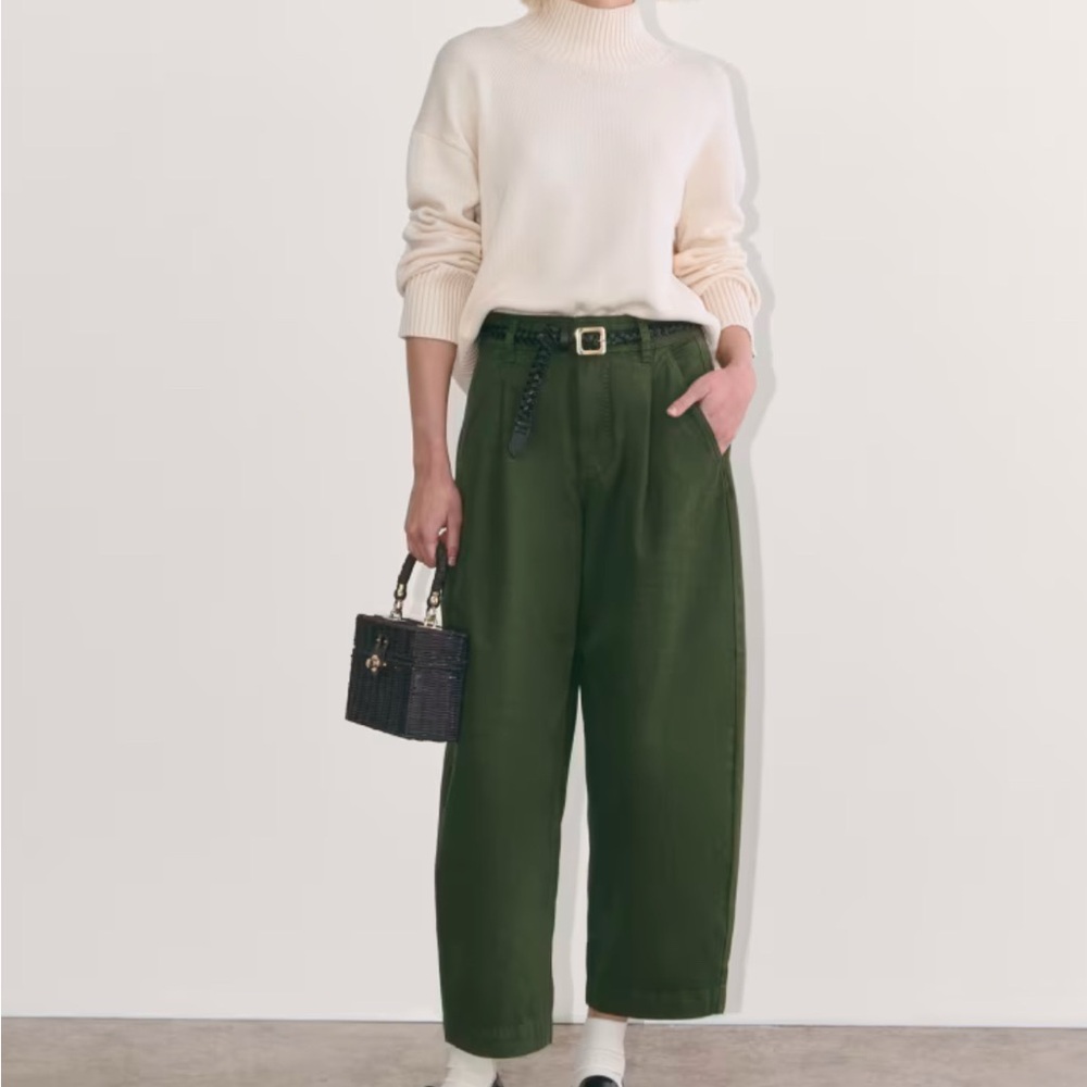 Women’s Everlane Everywhere high-waisted pants in deep forest